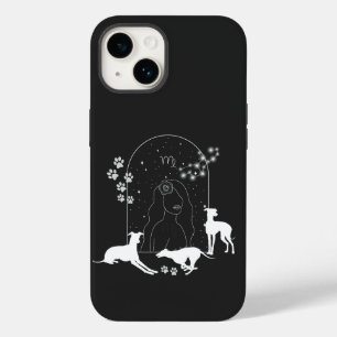 〔占星術の〕十二宮図のサインとマッチングのペット。《星座》乙女座- Greyhound.b Case-Mate iPhone 14ケース