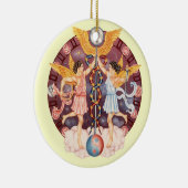 (占星術の)十二宮図のジェミニ-それをカスタマイズ! セラミックオーナメント (右)