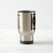 (占星術の)十二宮図のストライプなマグ-アクエリアス トラベルマグ (中央)