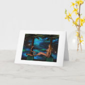 (占星術の)十二宮図のハッピーバースデーの~の《星座》乙女座 カード (黄色い花)