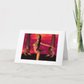 (占星術の)十二宮図のハッピーバースデーの~レオ カード (正面)