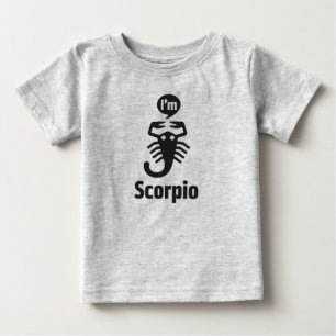 (占星術の)十二宮図のベビーのティー蠍座 ベビーTシャツ