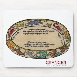 (占星術の)十二宮図のマウスパッド マウスパッド