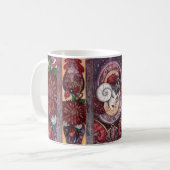(占星術の)十二宮図のマグ-牡羊座 コーヒーマグカップ (正面左)