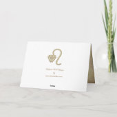 (占星術の)十二宮図の印のレオ挨拶およびNotecards カード (裏面)