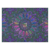 (占星術の)十二宮図の印の蠍座の曼荼羅 テーブルクロス (正面(横))