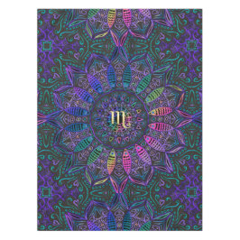 (占星術の)十二宮図の印の蠍座の曼荼羅 テーブルクロス