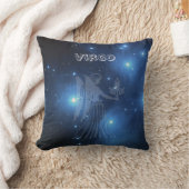 (占星術の)十二宮図の印の《星座》乙女座 クッション (ブランケット)