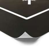 〔占星術の〕十二宮図の射手座 ポスター (角)