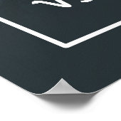 〔占星術の〕十二宮図の山羊座 ポスター (角)