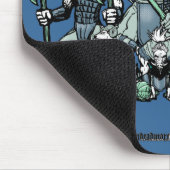 (占星術の)十二宮図の戦士 マウスパッド (コーナー)