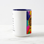 (占星術の)十二宮図の日曜日のマグ-レオ ツートーンマグカップ (中央)