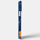 〔占星術の〕十二宮図の牡羊座の女神の青い天体 Case-Mate iPhoneケース (裏面 / 右)