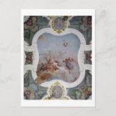 〔占星術の〕十二宮図の神話の場面(fresco) ポストカード (正面)