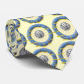 (占星術の)十二宮図の車輪 ネクタイ (ロール)
