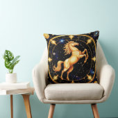 〔占星術の〕十二宮図を描いた金輪 クッション (椅子)