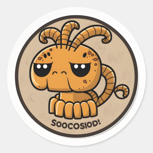 〔占星術の〕十二宮図アカデミーのシール ラウンドシール (正面)