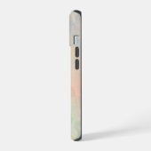 〔占星術の〕十二宮図アクエリアスの地図 – 白デザイン iPhone 15ケース (左側面)