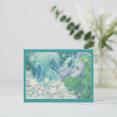 〔占星術の〕十二宮図アクエリアスポストカード ポストカード (スタンド正面)