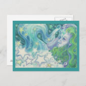 〔占星術の〕十二宮図アクエリアスポストカード ポストカード (正面/裏面)