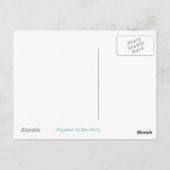 〔占星術の〕十二宮図アクエリアスポストカード ポストカード (裏面)