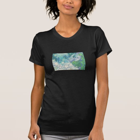 〔占星術の〕十二宮図アクエリアスTシャツレディース Tシャツ (正面)