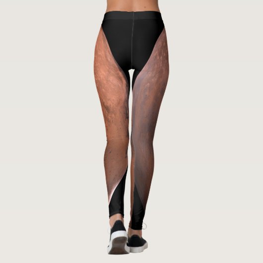 〔占星術の〕十二宮図アリアスシアルプラネット火星タイポグラフィ レギンス (裏面)