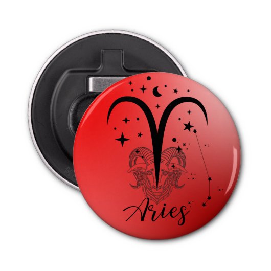 〔占星術の〕十二宮図アリボトルオープナー 栓抜き (正面)