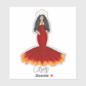 〔占星術の〕十二宮図アリーズ女神ラムサイン シール (シート)