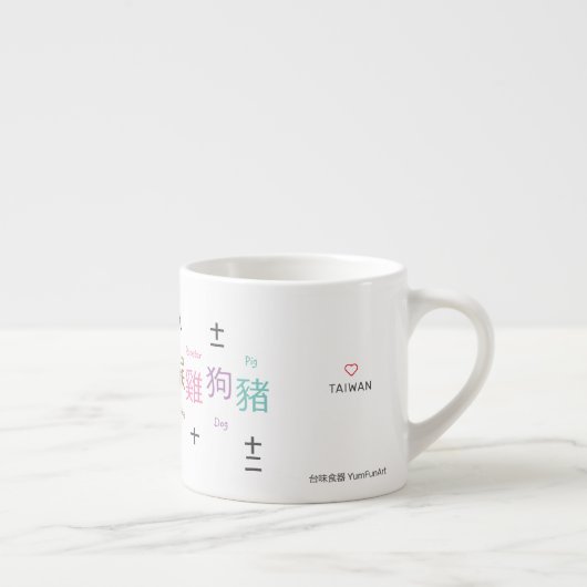 〔占星術の〕十二宮図エスプレッソカップ エスプレッソカップ (右)