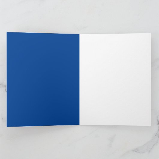 〔占星術の〕十二宮図オールドワールド誕生日サンシンボルや象徴ブルー+名前 カード (内部)