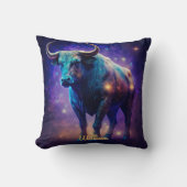 〔占星術の〕十二宮図カスタムタウロス占星術ファンタジーサンサイン クッション (正面)