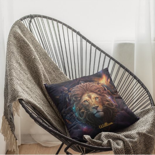 〔占星術の〕十二宮図カスタムレオ占星術ファンタジーサンサイン クッション