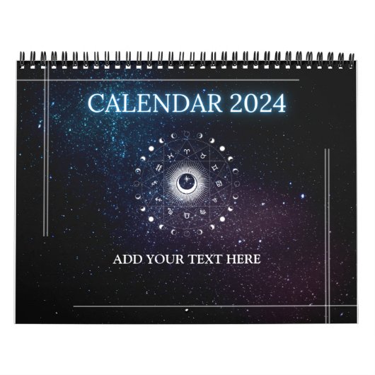 〔占星術の〕十二宮図カランダー2024星占い〔占星術の〕十二宮図シンボルや象徴 カレンダー (カバー)