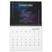 〔占星術の〕十二宮図カレンダー星占い2024 カレンダー (1月 2027)