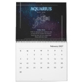 〔占星術の〕十二宮図カレンダー星占い2024 カレンダー (2月 2027)