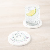 〔占星術の〕十二宮図グラフの日付と名前 コースター (側面)