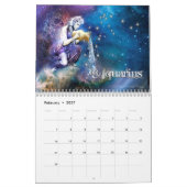 〔占星術の〕十二宮図グラフィックカレンダー カレンダー (2月 2027)