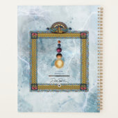 〔占星術の〕十二宮図グリモア&占星術プランナー プランナー手帳 (裏面)