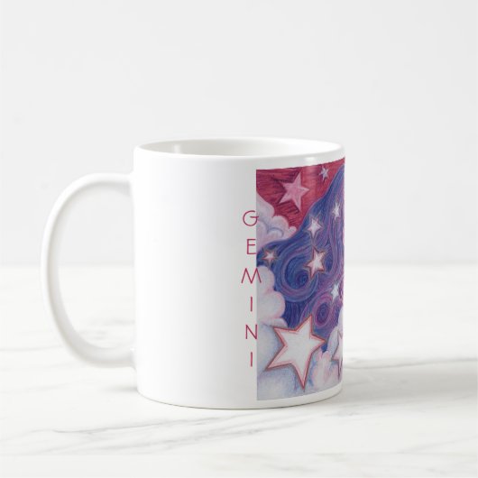 〔占星術の〕十二宮図ゲミニマグ コーヒーマグカップ (左)