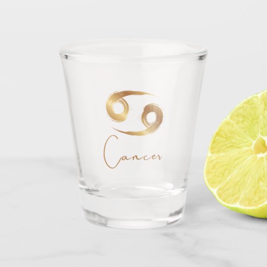 〔占星術の〕十二宮図コレクション – がん ショットグラス (正面)