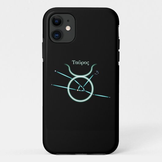 〔占星術の〕十二宮図コンステレーションタウラスケースメイトiPhoneケース Case-Mate iPhoneケース (裏面)