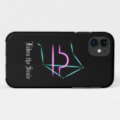 〔占星術の〕十二宮図コンステレーションライブラリのケースメイトiPhoneケース Case-Mate iPhoneケース (裏面(横))