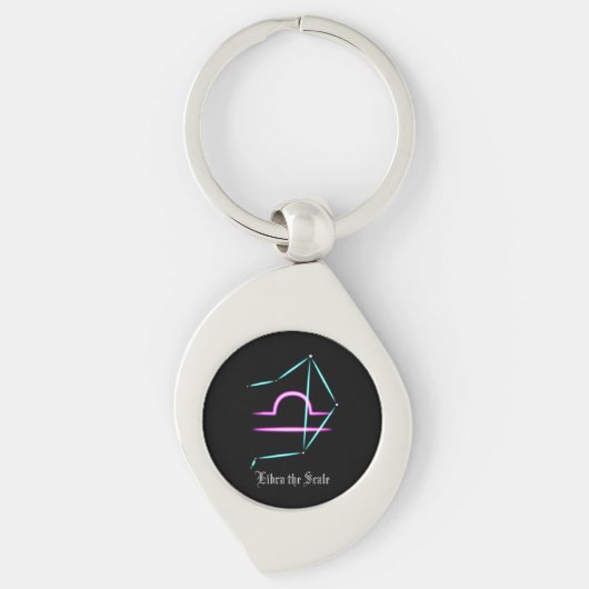 〔占星術の〕十二宮図コンステレーションライブラリKeychain キーホルダー (正面)