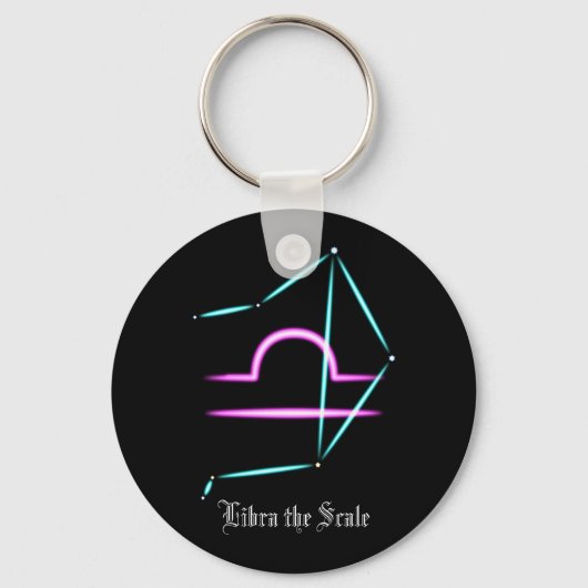 〔占星術の〕十二宮図コンステレーションライブラリKeychain キーホルダー (正面)