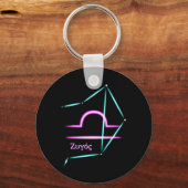 〔占星術の〕十二宮図コンステレーションライブラリKeychain キーホルダー (正面)