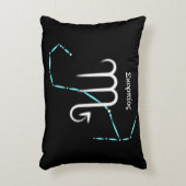 〔占星術の〕十二宮図コンステレーション蠍座アクセント枕 アクセントクッション (正面(垂直))