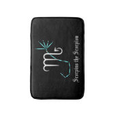 〔占星術の〕十二宮図コンステレーション蠍座バスマット バスマット (正面縦)