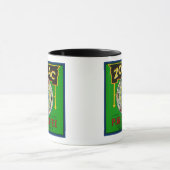 〔占星術の〕十二宮図コーヒーラベルニューオーリンズ,ロサンゼルス マグカップ (中央)