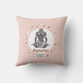 〔占星術の〕十二宮図サインアクエリアス クッション (裏面)
